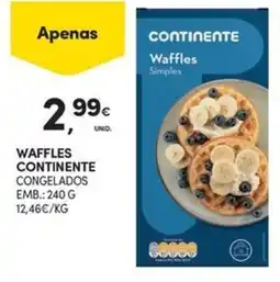 Continente Bom dia Waffles continent promoção