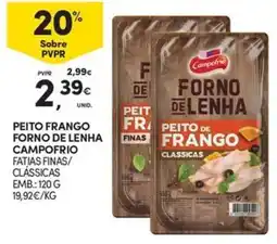 Continente Bom dia peito frango forno de lenha campo frio promoção