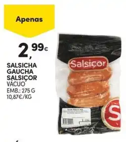 Continente Bom dia Salsicha gaucha salsicor promoção