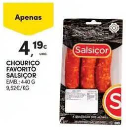 Continente Bom dia Chouriço favorito salsicor promoção