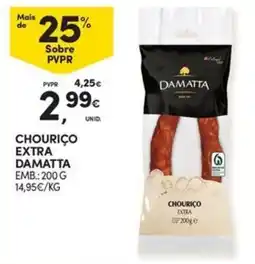 Continente Bom dia Chouriço extra damatta promoção