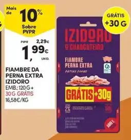 Continente Bom dia Fiambre da perna extra izidoru promoção