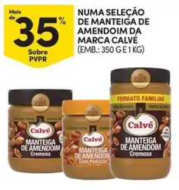 Continente Bom dia Manteiga de amendoim calvé promoção