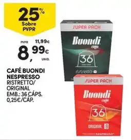 Continente Bom dia Café Buondi Nespresso promoção