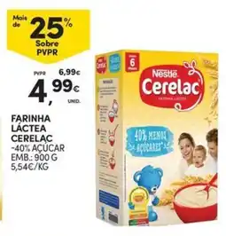 Continente Bom dia Farinha láctea cerelac promoção