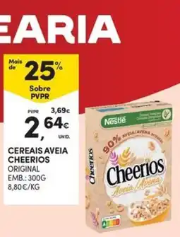 Continente Bom dia Cereais aveia cheerios original promoção