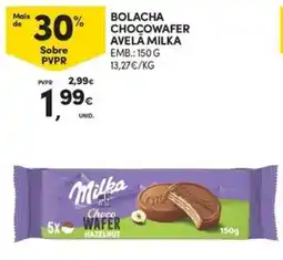 Continente Bom dia Milka Choco Wafer Hazelnut promoção