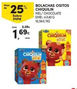 Continente Bom dia Bolachas ositos chiquilin promoção