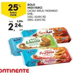 Continente Bom dia Bolo midi farci promoção