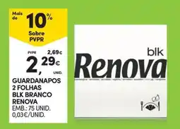 Continente Bom dia guardanapos blk branco renova promoção