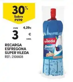 Continente Bom dia Recarga esfregona super vileda promoção