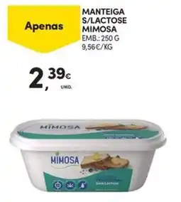 Continente Bom dia Manteiga sem lactose mimosa promoção