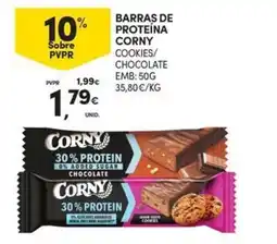Continente Bom dia Barras de proteína corny promoção
