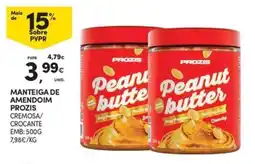 Continente Bom dia Manteiga de amendoim prozis promoção