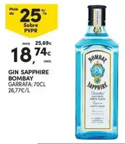 Continente Bom dia gin sapphire bombay promoção