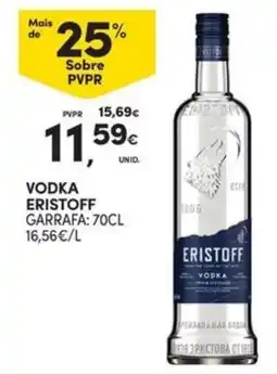 Continente Bom dia vodka eristoff promoção