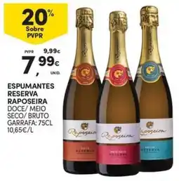 Continente Bom dia Espumantes reserva raposeira promoção