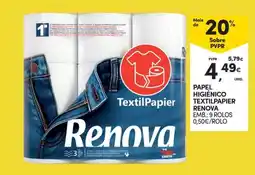 Continente Bom dia Papel higiênico textilpapier renova promoção