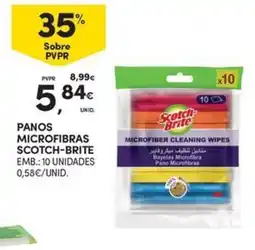 Continente Bom dia panos microfibras scotch-brite promoção
