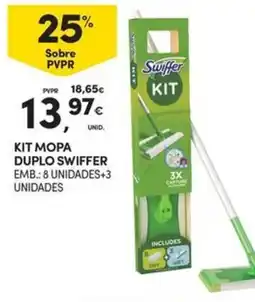 Continente Bom dia Kit mopa duplo swiffer promoção