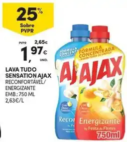 Continente Bom dia Lava tudo sensation ajax reconfortável/energizante promoção