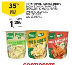 Continente Bom dia Knorr potato pot bacon & onion promoção