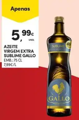 Continente Bom dia Azeite virgem extra sublime gallo promoção