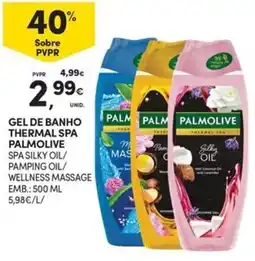 Continente Bom dia Gel de banho thermal spa palmolive promoção