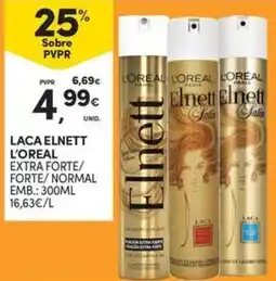 Continente Bom dia Laca elnett l'oreal promoção