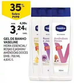 Continente Bom dia gel de banho vaseline promoção