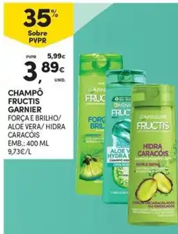 Continente Bom dia Champô fructis garnier promoção
