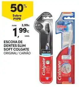 Continente Bom dia escova de dentes slim soft colgate original/carvão promoção