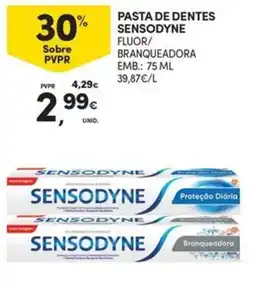 Continente Bom dia Pasta de dentes sensodyne promoção