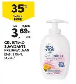 Continente Bom dia Gel íntimo suavizante fresh&clean promoção
