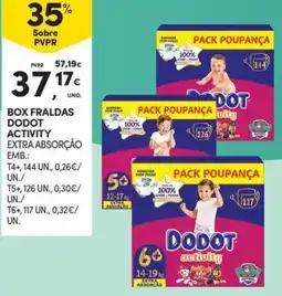 Continente Bom dia Box fraldas dodot activity promoção