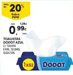 Continente Bom dia toalhitas dodot azul promoção