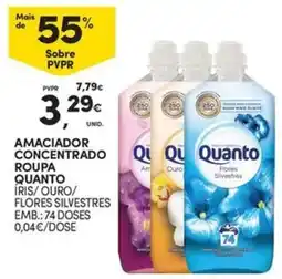 Continente Bom dia amaciador concentrado roupa quanto íris/ouro/flores silvestres promoção
