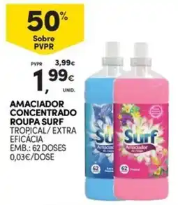 Continente Bom dia Amaciador concentrado roupa surf promoção