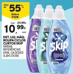 Continente Bom dia Det. liq. máq. roupa ciclos curtos skip promoção