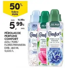 Continente Bom dia pérolas de perfume comfort promoção