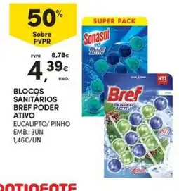 Continente Bom dia Blocos sanitários bref poder ativo eucalipto/pinho promoção