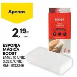 Continente Bom dia esponja mágica boost promoção