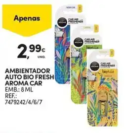 Continente Bom dia ambientador auto bio fresh aroma car promoção