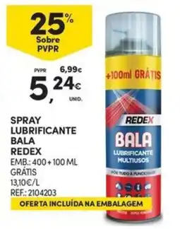 Continente Bom dia spray lubrificante bala re dex promoção