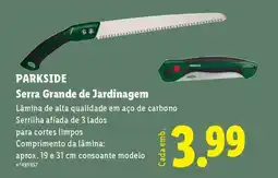Lidl PARKSIDE promoção
