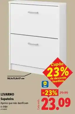 Lidl LIVARNO Sapateira promoção
