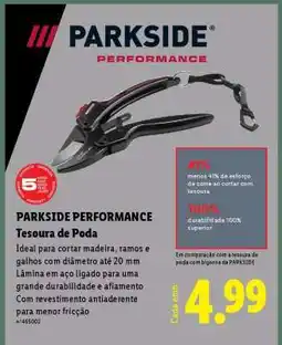 Lidl PARKSIDE PERFORMANCE Tesoura de Poda promoção
