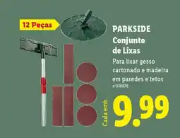 Lidl PARKSIDE Conjunto de Lixas promoção