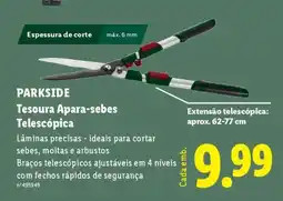 Lidl PARKSIDE Tesoura Apara-sebes Telescópica promoção