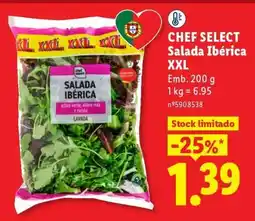 Lidl CHEF SELECT Salada Ibérica XXL promoção